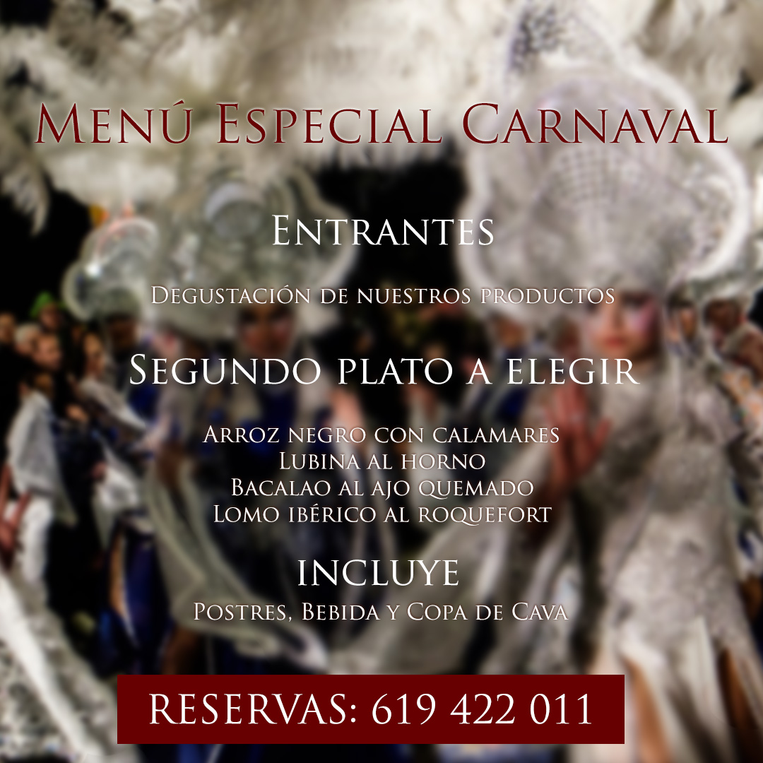 oferta menú carnaval Tarragona 2025